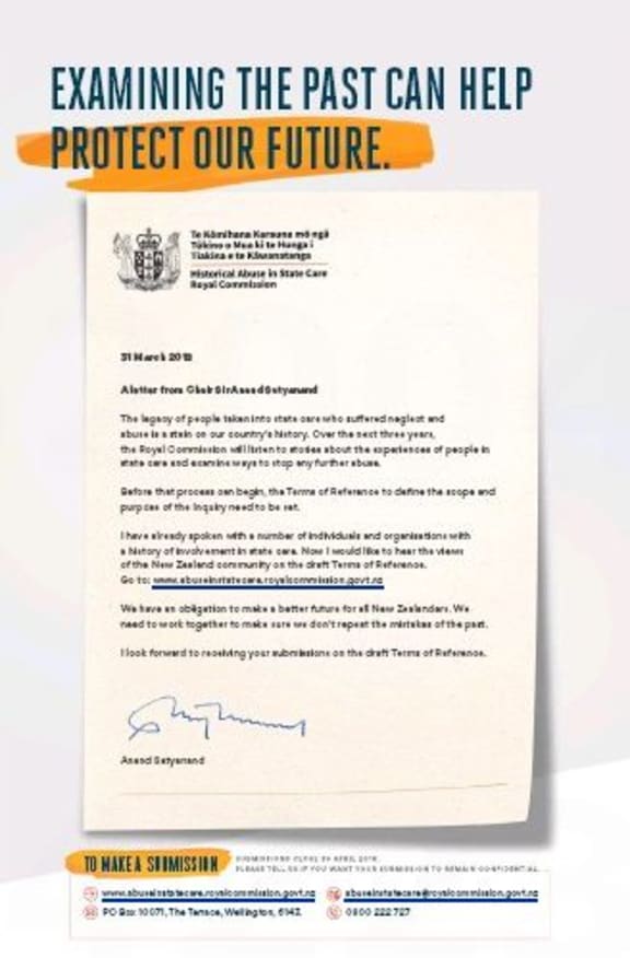 A letter from Chair Sir Anand Satyanand