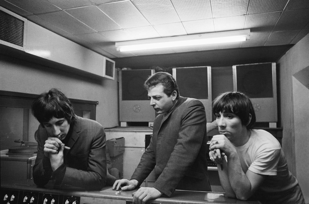 Pete Townshend, Shel Talmy & Keith Moon 1965