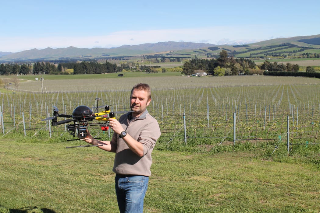 Drone pilot Rob Prileszky.