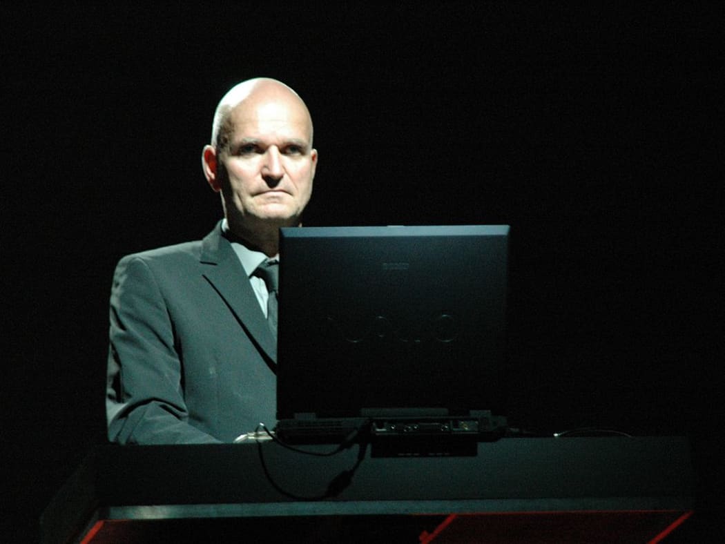 Florian Schneider (Kraftwerk), live in Ferrara (Italy) in 2005.