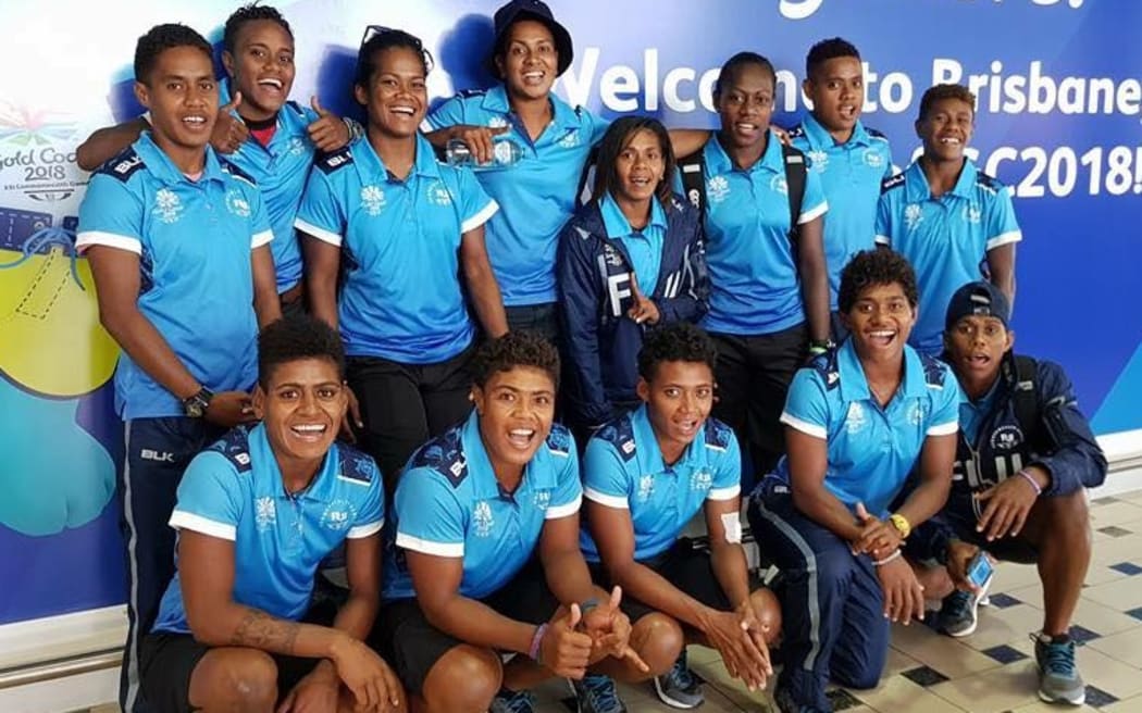 The Fiji women's Sevens team for the Commonwealth Games.