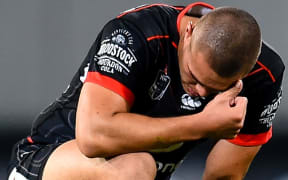 A dejected Tuimoala Lolohea of the Warriors.