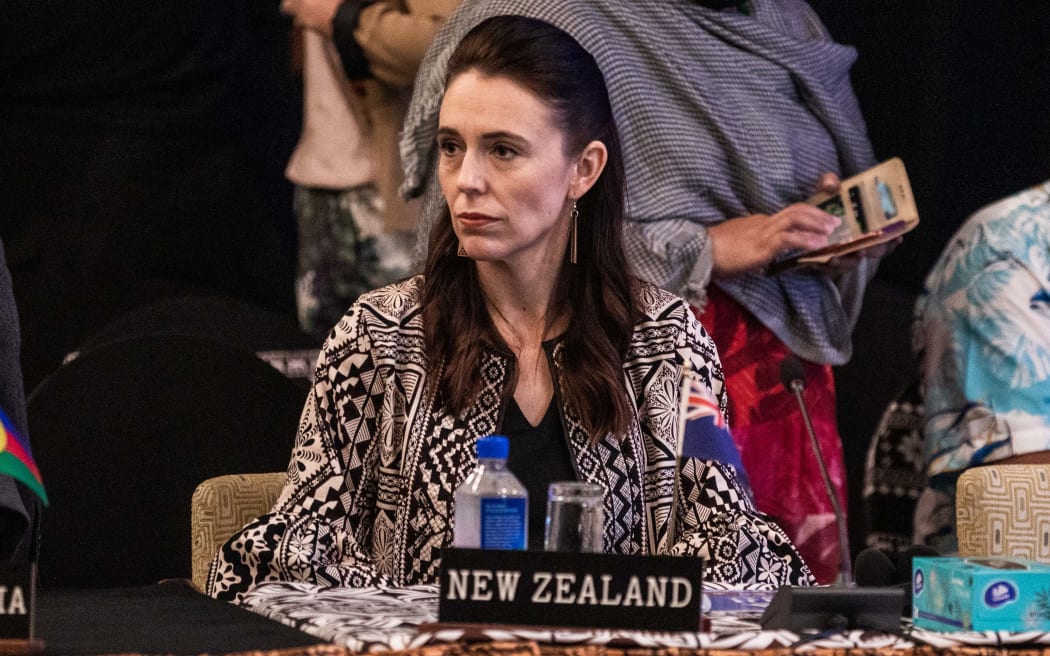 Jacinda Ardern at opening of PIF 2022