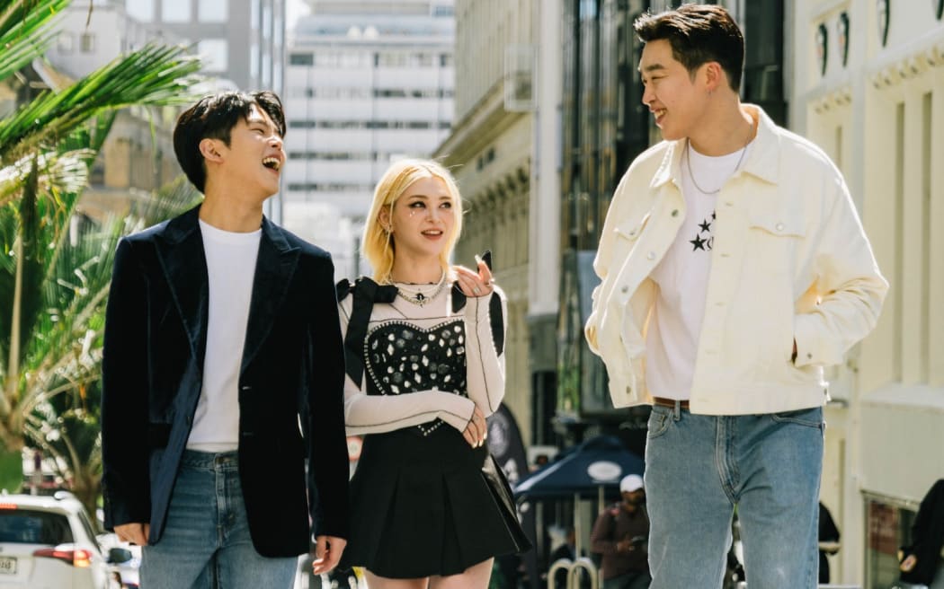 Paul Kim, AleXa and Peakboy.