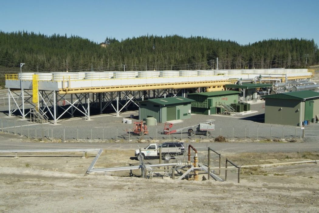 At Ngawha, water and steam from the ground are used to heat pentane, which vaporises and drives the turbines.