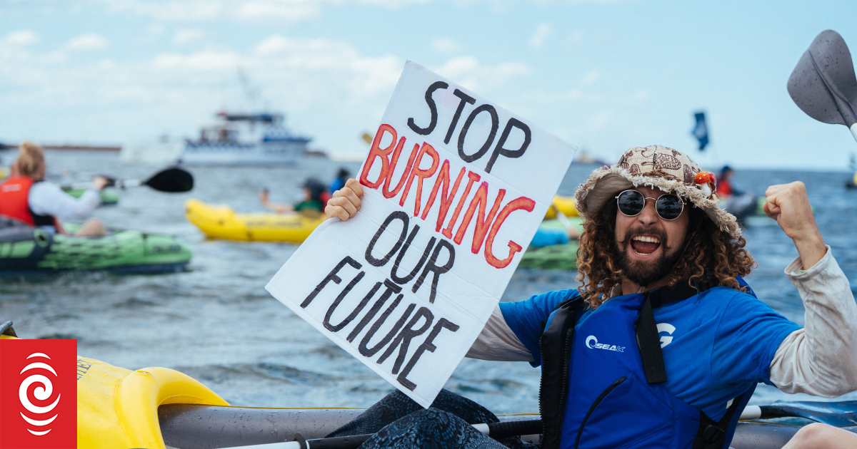 Shipping movements disrupted as climate change protesters block coal ships from entering Port of Newcastle