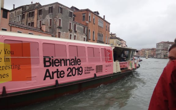 Venetian water taxi