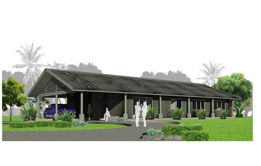 The design for New Zealand's new chancery building in Niue.