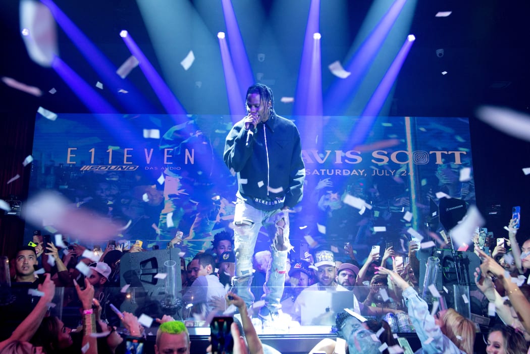 Travis Scott performing in Miami in July.