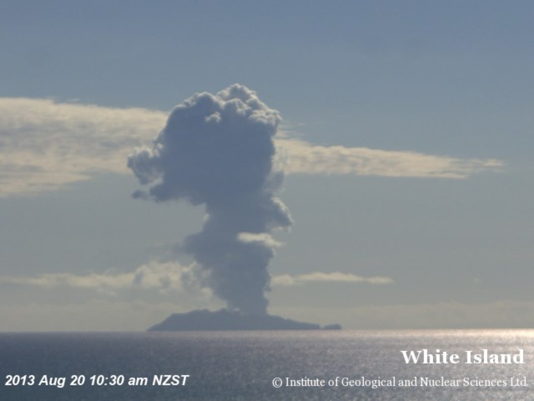 White Island on Tuesday morning.