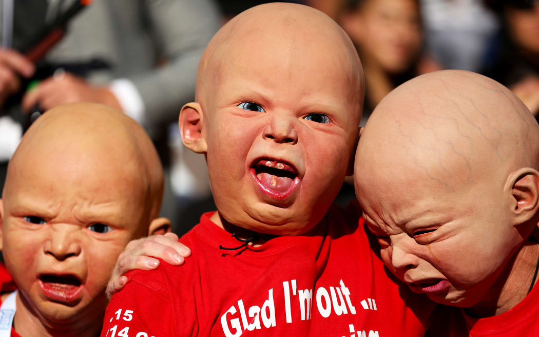 Big baby day out at the Sevens