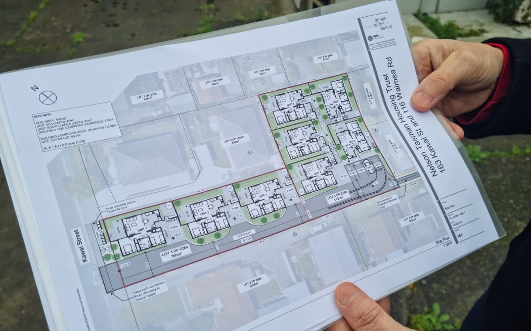 The Nelson Tasman Housing Trusts plans for a development of 8 affordable rentals.