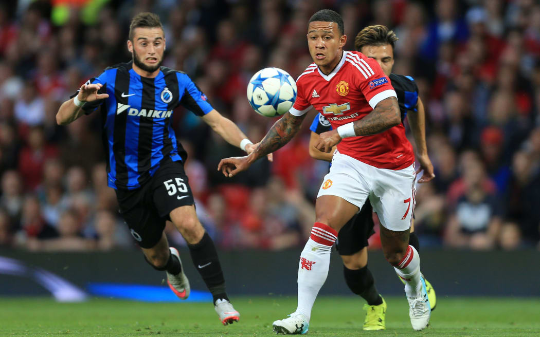 Manchester United winger Memphis Depay.