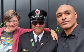 Dr Amber Hamill, Richard Kingi and Murdoch Ngahau 