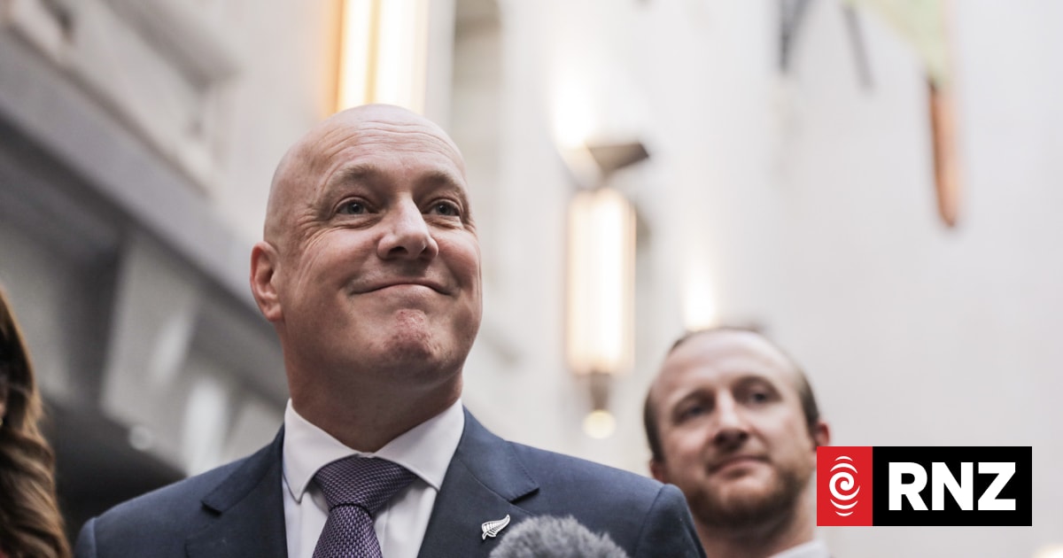 Watch: Incoming PM Christopher Luxon speaks from Parliament | RNZ