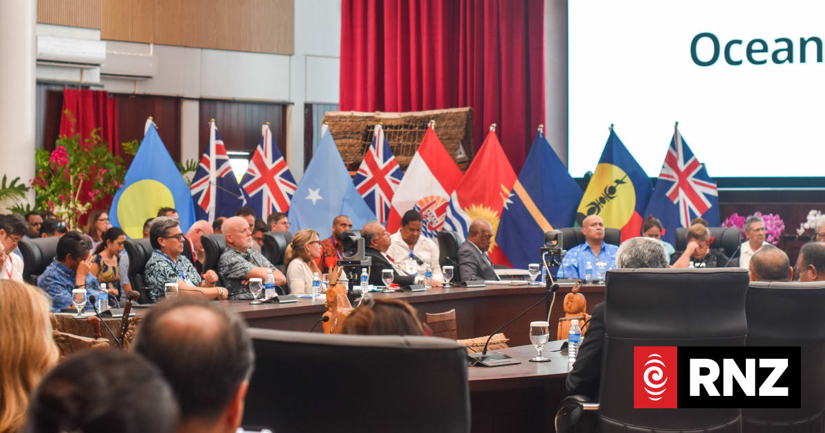 The Pacific Islands Forum contains so much flexing, it's a geopolitical workout