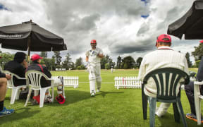 Peter Fulton became Canterbury's most capped first class cricketer in the match, playing in his 104th match for the association overtaking Paul McEwan. Photo: Joseph Johnson / www.photosport.nz