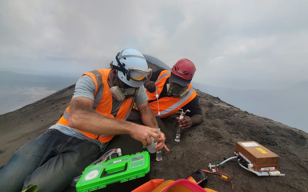Collecting samples