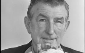 Ernie Abbott, with cauliflower.