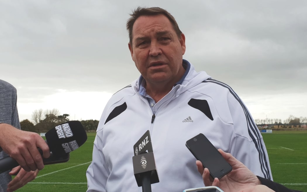 All Blacks coach Steve Hansen.