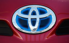 The Toyota emblem