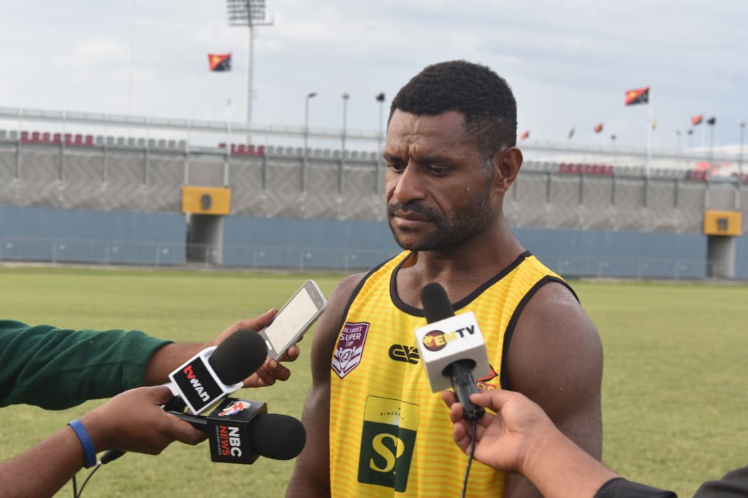 PNG Hunters newcomer Terry Wapi.