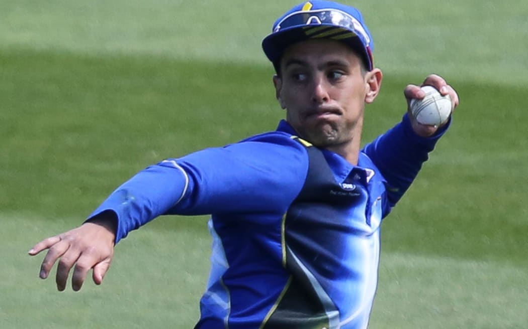 Otago Volts' Anaru Kitchen fields against Northern Districts in the Ford Trophy cricket match earlier this year.