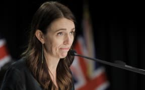 Prime Minister Jacinda Ardern at the post-caucus meeting conference on 16 August, 2022.