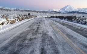 Ice and snow had shut Desert Road earlier on 27 June.