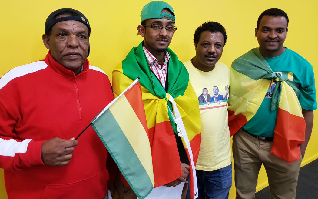 From left: Tadesse Mekonnen, Ameha Wondirad, Mehari Getahun, Degu Gedebo,