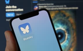 The image shows the icon of Bluesky, the new decentralized social network created by Twitter co-founder Jack Dorsey. . (Photo by Matteo Della Torre/NurPhoto) (Photo by Matteo Della Torre / NurPhoto / NurPhoto via AFP)
