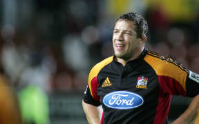 Chiefs captain Jonno Gibbes during the Super 14 round 9 rugby union match between the Chiefs and the Bulls at Waikato Stadium, Hamilton on Saturday 8 April 2006.