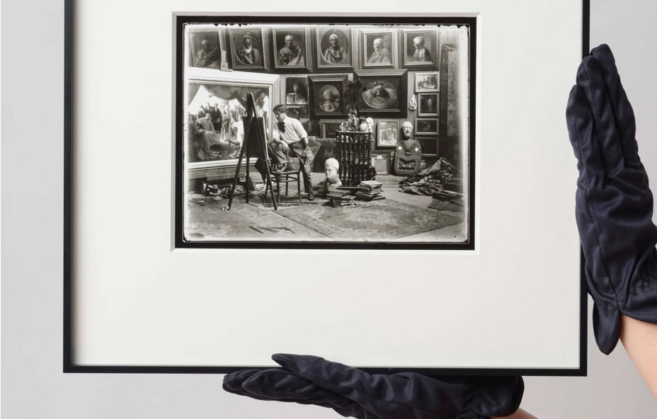 An NFT of Charles Frederick Goldie in His Studio fetched $76,250.
