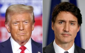Donald Trump and Justin Trudeau.