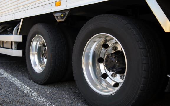 Wheels of a truck (stock image)
