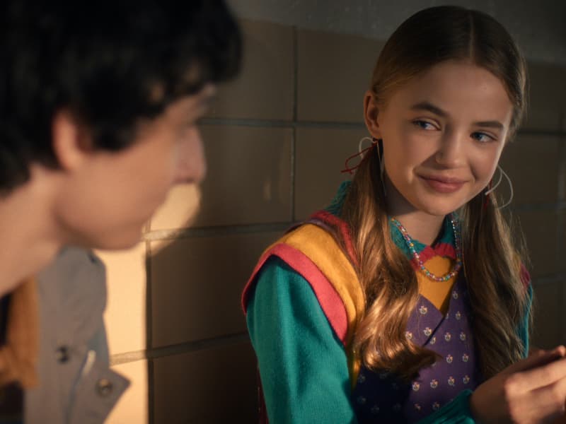 STRANGER THINGS: SEASON 5. Nell Fisher as Holly Wheeler in Stranger Things: Season 5. Cr. COURTESY OF NETFLIX © 2025