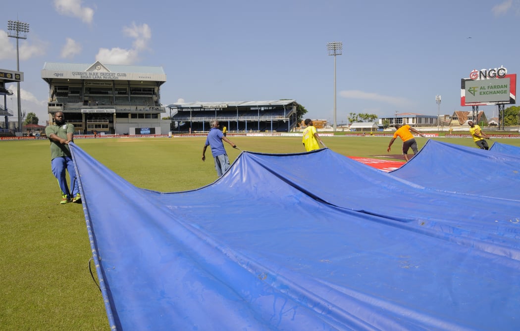 Play abandoned in the final Test between West Indies and India at Trinidad's Queen's Park Oval. India win the series 2-0.
