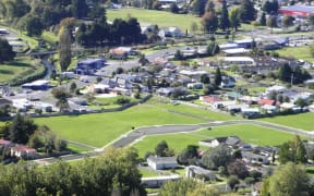 Houses in Parkside,Te Kuiti, in Waitomo District.