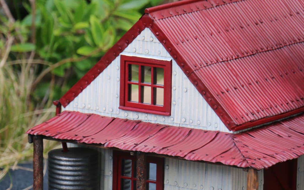 'Bigature' of Field Hut in the Tararua Ranges