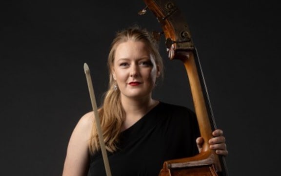 Double bassist Phoebe Russell.
