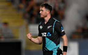 Black Caps bowler Adam Milne.