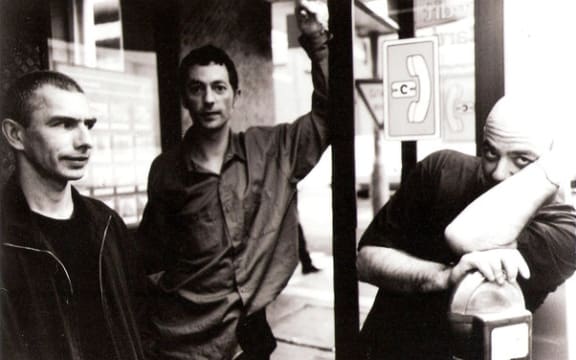 Bailterspace in New York City, 1997: John Halvorsen, Alister Parker and Brent McLachlan