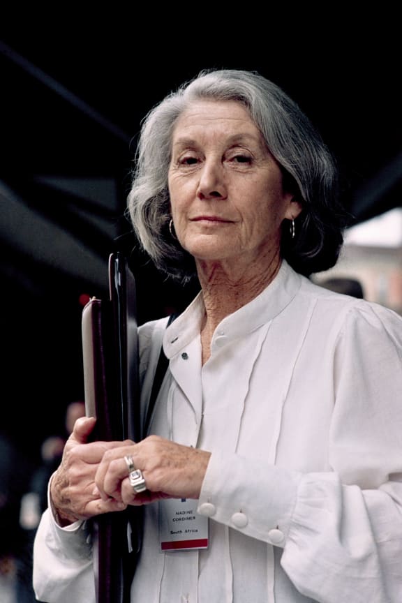 Nadine Gordimer, the year before she was awarded the Nobel Prize for Literature.