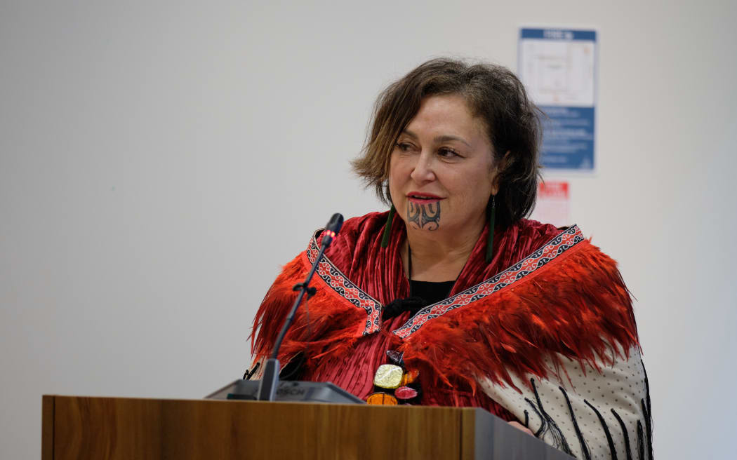 Greater Wellington Councillor Hikitia Ropata at her inaugural council meeting 28 October 2022.