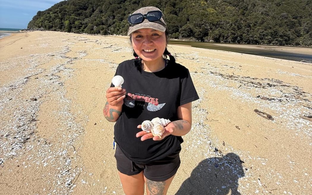 Nataly Vitreras, originally from Chile, was living in New Zealand on a work visa when the blood clot was found.