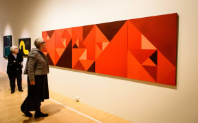 WELLINGTON, NEW ZEALAND - May 17: The Dowse Opening: Guy Ngan May 17, 2019 in Wellington, New Zealand. (Photo by Elias Rodriguez/ http://marktantrum.com)