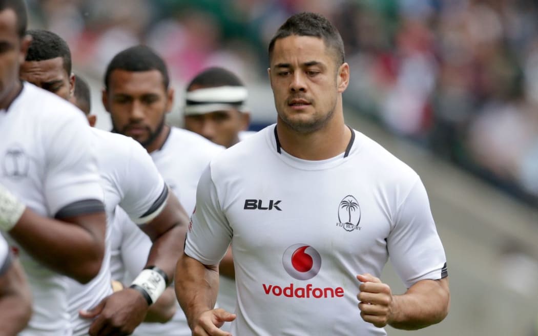 Jarryd Hayne in his brief time with Fiji at the London World Series at Twickenham 22/05/2016 Copyright photo: Matt Impey / www.photosport.nz