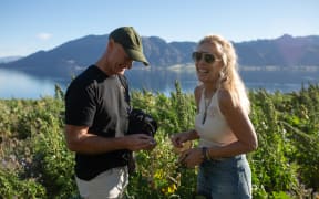 Geoff Ross & Justine Troy at Lake Hawea Station
