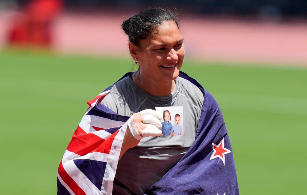 New Zealand's Dame Val Adams, Shotput Final, Olympic Stadium, Tokyo 2020 Olympic Games. Sunday 01 August 2021. Mandatory credit: Â© John Cowpland / www.photosport.nz