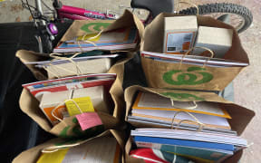 Organiser Nicky Smith with her kids Joshua and Harper.